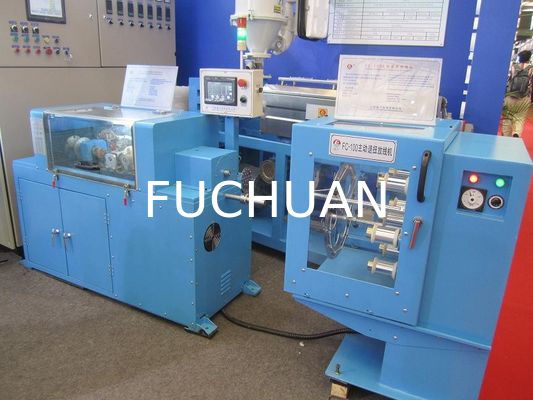 Maszyna do skręcania drutu miedzianego typu S z podwójnym skrętem Hamulec elektromagnetyczny z falownikiem o mocy 2,2 kW