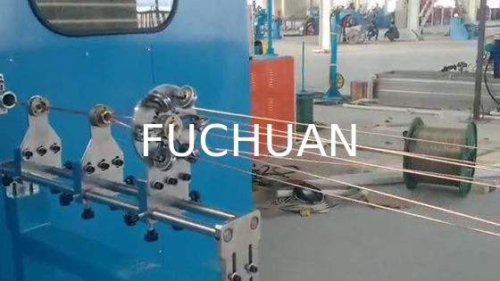 Fuchuan High Speed Double Twist Buncher Maszyna do wiązania drutów Bore Copper Tinned Wire
