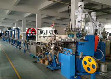 Cable Extrusion Machine For Power Wire Insulated Sheathing Wire Dia 0.8-8mm