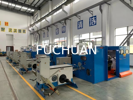 Fuchuan High Speed Double Twisting Stranding Machine Buncher z elektronicznymi pasami