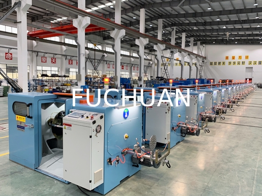 Fuchuan High Speed Double Twisting Stranding Machine Buncher z elektronicznymi pasami