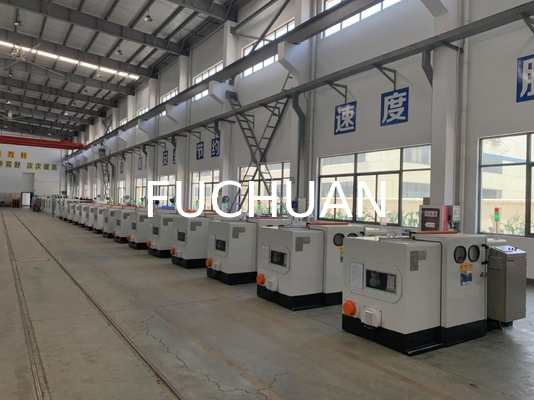 Fuchuan High Speed Double Twisting Stranding Machine Buncher z elektronicznymi pasami