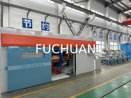 Fuchuan High Speed Double Twisting Stranding Machine Buncher z elektronicznymi pasami