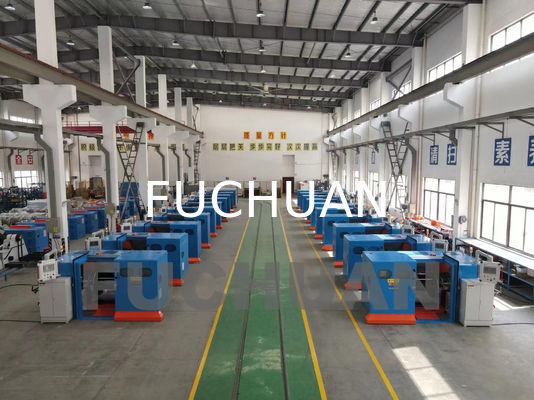 Fuchuan High Speed Double Twisting Stranding Machine Buncher z elektronicznymi pasami